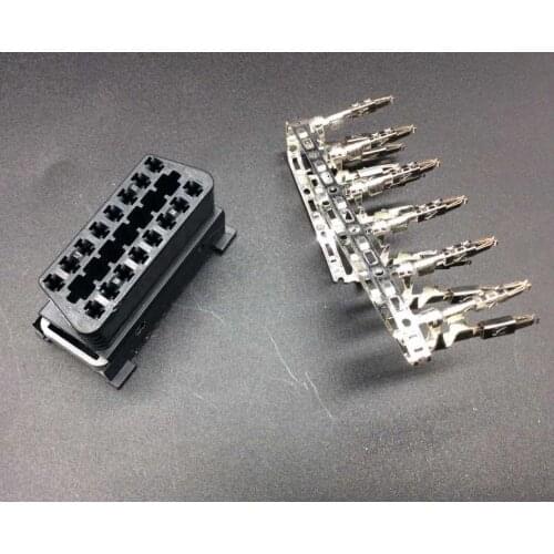 1355311-1 for Mercedes-Benz OBD plug for TYCO/TE connector A2025405981 2X8 16PIN for Actros MP4 truck housing