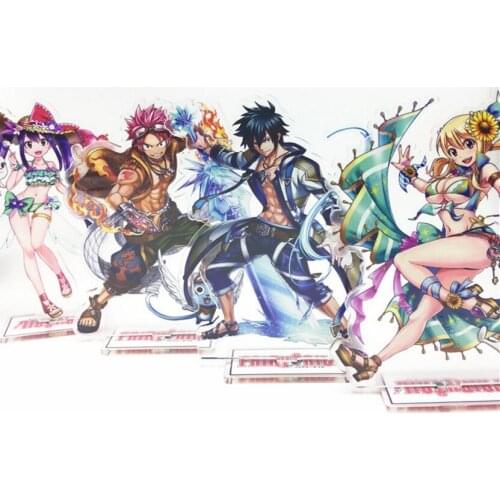 Fairy Tail Acrylic Stand Model Toys two-sided Action Figure toy gift