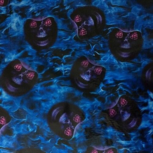 TAOTOP Size 0.5m x 20m skull water transfer printing film hydrographic film sticker WDF972b