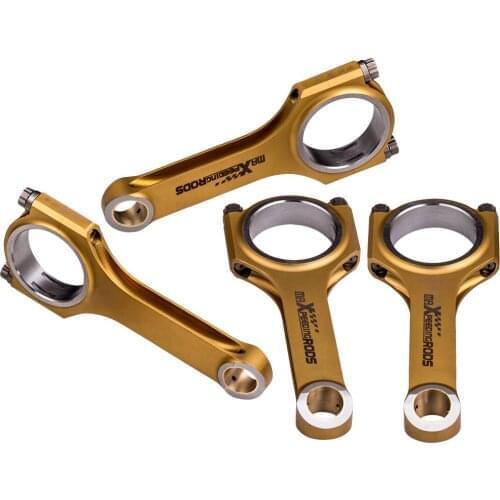 Titanizing Connecting Rods Conrod for Mercedes-Benz W212 E200 M274 2.0T 2013-2016 138.6mm APR2000 Bolts Conrod Floating Balanced