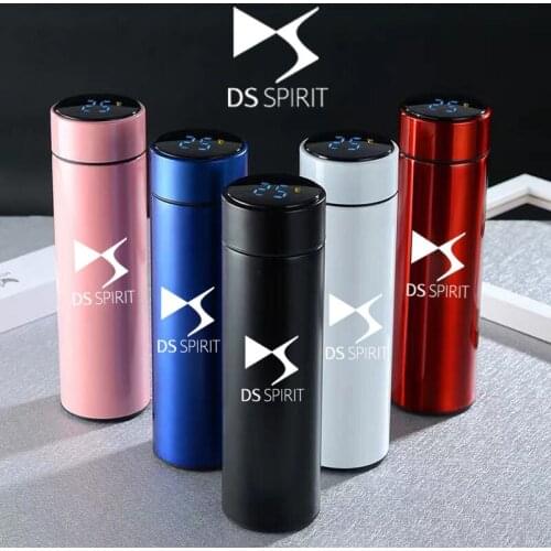 500ML Intelligent Thermos Temperature Display Customize Logo Stainless Steel Vacuum Water Cup For DS DS3 DS4 DS4S DS5LS DS6 DS7