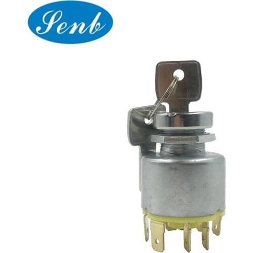 Universal Ignition Starter Switch Lock with keys for Car/Motorbike/Boat 127651 12V 7P