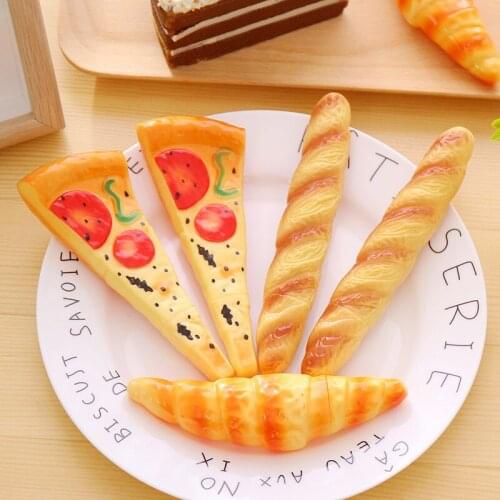 1X Creative Bread Design Ballpoint Pen Writing Drawing Student Stationery School Office Supply Kid Gift