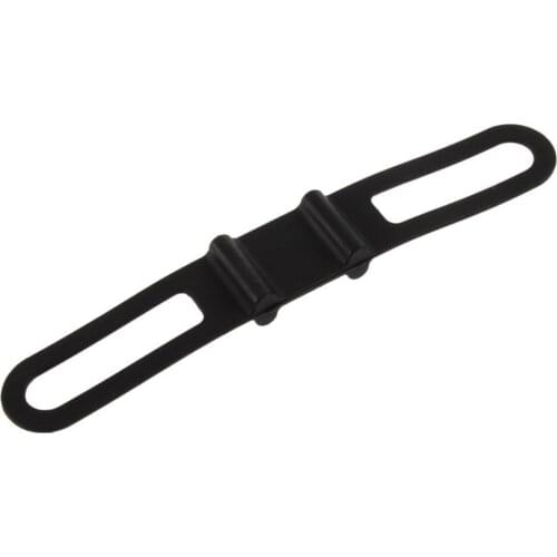 1pc/2pieces Cycling Bike Bicycle Silicone Elastic Strap Bandage Flashlight Mount Holder Free Shipping