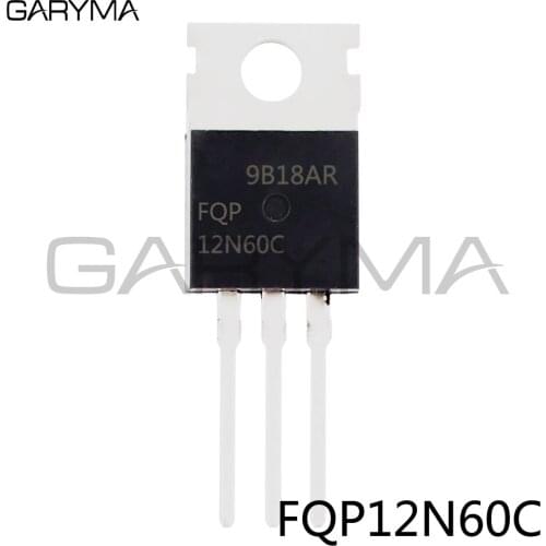 10pcs FQP12N60C 12N60 N-Channel MOSFET TO-220AB