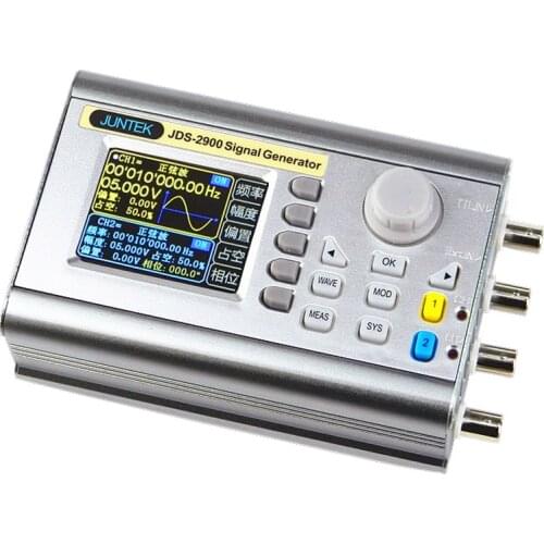100% Original JDS2900 30MHZ Signal Generator DDS Arbitrary Waveform Pulse Frequency Meter Protable Digital Control Dual-Channel