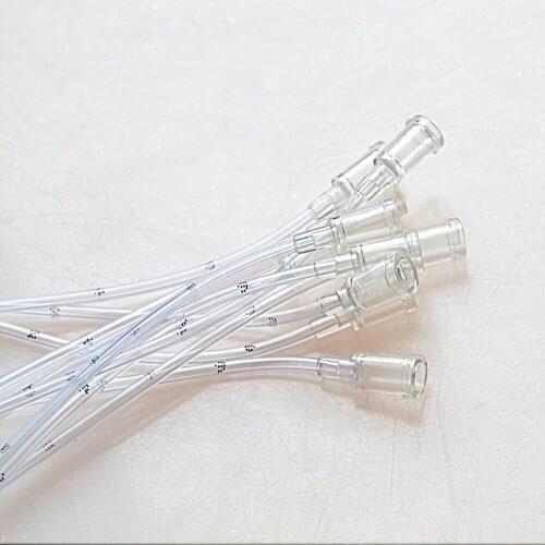 100pcs apply to Syringe on sale Silica Gel Soft Tube Import Enema Kit 2.0mm*80mm