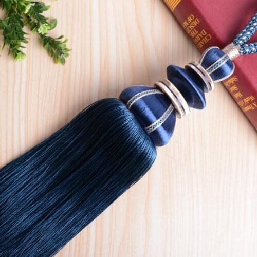 2pcs/lot Luxury Window Clips Accessories Hanging Belt Ball Curtain Strap Home Deco Tassel Tieback Enfeite Cortina Pendurado