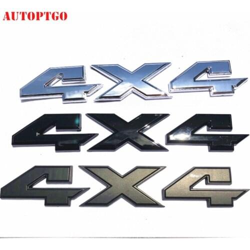 Bigger 22*3.7cm Car 4 Wheels Drive Letter 4X4 Badge Emblem Decal Sticker For Dodge RAM Jeep Grand Cherokee Wrangler