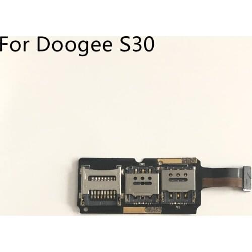 Used SIM Card Reader Holder Connector For DOOGEE S30 MTK6737 Quad Core 5.0"HD 1280x720 Smartphone + Tracking Number