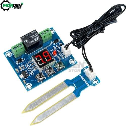 DC 12V XH-M214 Soil Moisture Sensor Digital Humidity Controller Irrigation System Automatic Watering Module Detector Integrated