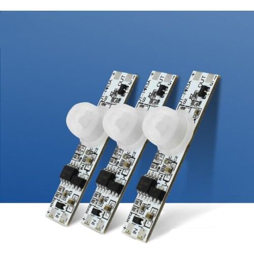 DC 12V 24V Ceiling PIR Motion Sensor Switch Module 3A IR Infrared Induction Body Sensor Detector Controller Switch for LED Light