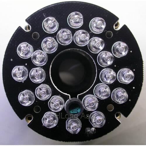 DC5V power supply Infrared 24 x 5 IR LED board for CCTV cameras night vision (outer 54.5mm diameter / inner 17.5mm )