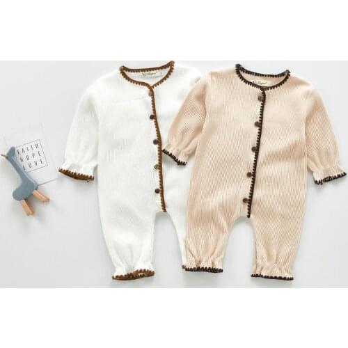 Baby Romper For Girls Boys Spring New Born Baby Knitted Romper Long Sleeve Newborn Baby Boy Clothes Infant Jumpsuits Overalls