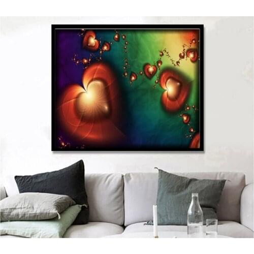 Diy 5d Diamond Painting accessories cross-stitch heart Embroidery Full Square/round Drill Rhinestones Abstract flower