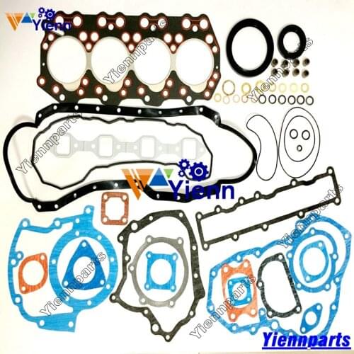 For Mitsubishi S4Q S4Q2 Full Gasket Kit 32C94-00011 With Head Gasket For Mitsubishi FD15K FD18K Forklifts S4Q2 Engine Parts