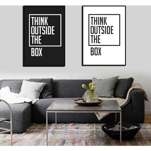 High Definition Quotes Typography Canvas Painting Black White Art Print Modern Poster Pictures For Living Room Home Decor