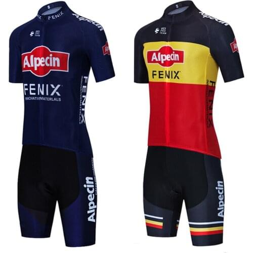 Red ALPECIN Cycling jersey Bike Shorts Wear set summer MTB pro BICYCLING Pant shirts Maillot Culotte bottoms