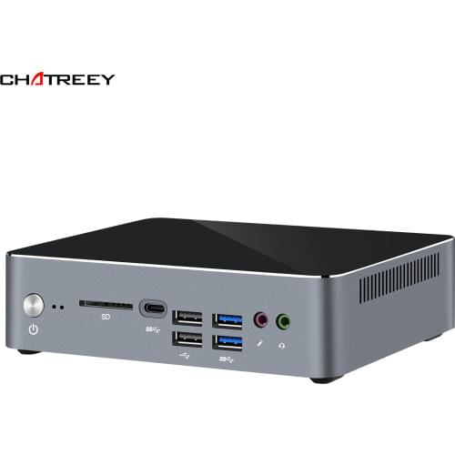 Chatreey mini pc i7 10510U i5 10210U Nvme SSD Windows 10 gaming desktop computer HTPC Dual Ram max 64GB