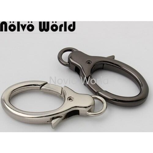 Nolvo World 2 colors 52*8mm Zinc Alloy Jewelry Findings Hooks Clasps Fashion Clips