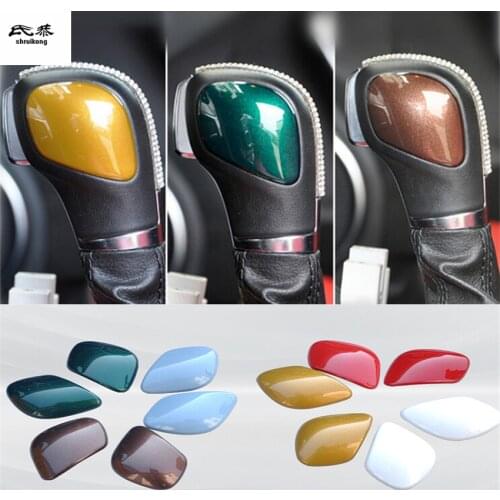 2pcs/lot Car stickers ABS material Paint gear Lever head decoration cover for 2013-2018 Volkswagen VW Beetle