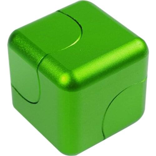 Neon-Anti-Anxiety Helps Focusing Fidget Toys Premium Quality Metallic Focus Toy for Kids & Adults- 4-in-1 Spinning Top,Cube Spin