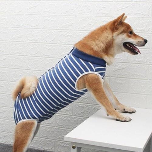 Pet Clothes Suit Dog Jumpsuit Recovery Physiological Clothes Surgery Prevent Lick Wear Cloth Vest Clothing