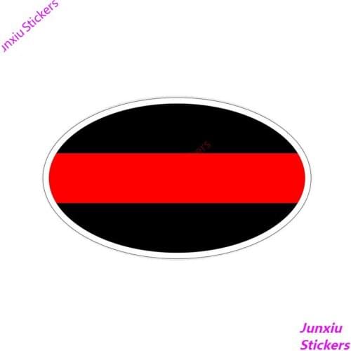 Firefighter Oval Window Car Stickers Decals Cover Scratches Accessories for Rear Windshield Trunk Bumper KK15*9cm