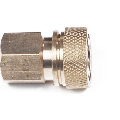 4500PSI 30mpa PCP Paintball Coupler M10 Female Thickening Quick Connector 10mm 100% Copper For Air Refill 1pcs / lot