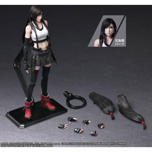 PLAY ARTS KAI Final Fantasy VII Remake version of tifa figure High about 25CM