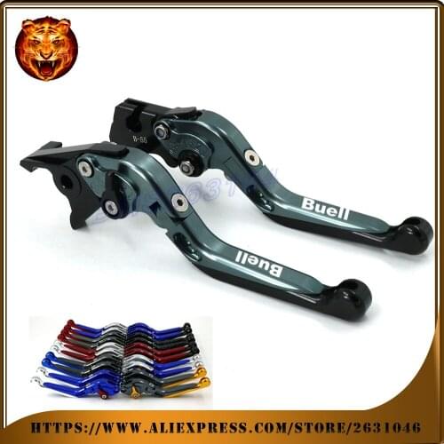 Adjustable Folding Extendable Brake Clutch Lever For BUELL ULYSSES XB12XT XB12X XB12 XB9 LOGO CNC Free shipping Motorcycle