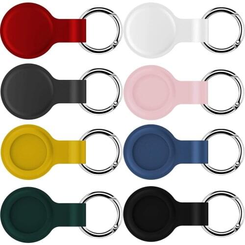 Silicone Protective Case For Apple Airtags Locator Tracker Anti-lost Device Keychain Protector Cover Sleeve