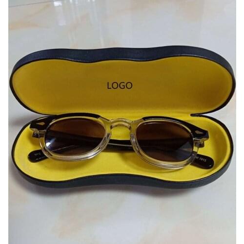 Top quality Johnny Depp Sunglasses Men Women Polarized Sun glasses Acetate Eyewear frame Driving Shades Brand Designer box Z083