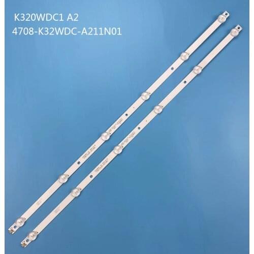 LED backlight strip 6 lamp for 32inch K320WDC1 A2 4708-K32WDC-A2113N01 583MM TX-32ER250ZZ K320WDC2B 6V 100% NEW