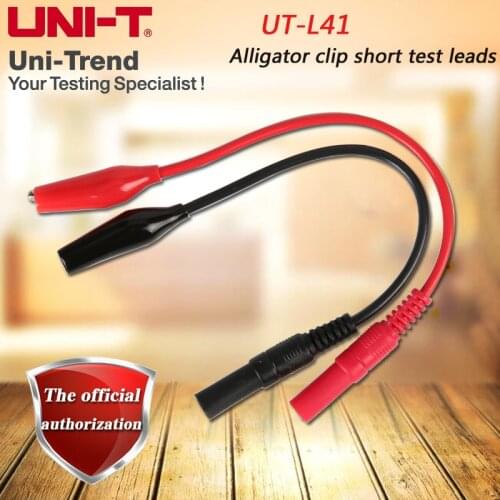 UNI-T UT-L41 crocodile clip test line for UT70A, UT70B, UT71 series, UT801, UT802, etc