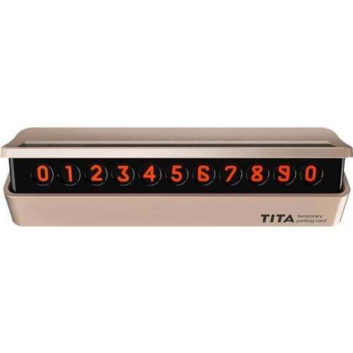 Universal Car Temporary Parking Card Telephone Number Plate Creative Magnetic Phone Number Privacy Protection Car Accessories