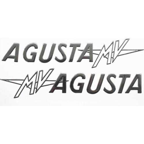 2 Pcs / Lot Motorcycle Sticker 3d Cover Sticker Decals For Mv Agusta Motorcycle Bike Atv Cafe Racer Bike Car Sticker 80 90 10