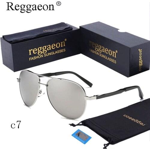 2019 classic reggaeon Brand Design Hot Sunglasses Men Polarized UV400 Eyes Protect Sports Coating Sun Glasses Google Pilot 1306