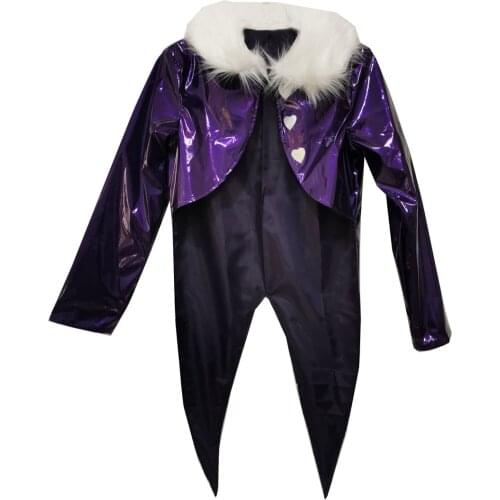 2021 The Seven Deadly Sins Merlin Cosplay Costume PU Leather Custom Made