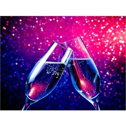 5D Full Red wine Diamond mosaic picture of rhinestones Diamond embroidery needlework diamond painting cross-stitch kits