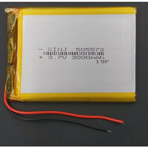XINJ 3.7V 3000 mAh Lithium Polymer Battery Li po cell 505573 For phone GPS E-book PAD MID Portable Power bank Portable Tablet PC