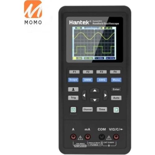 Hantek 2C42 3in1 Digital Oscilloscope+Waveform Generator+Multimeter Portable USB 2 Channels 40mhz 70mhz LCD Display Test Meter