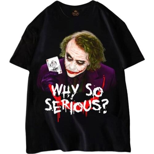 2021 Summer Joker 3D Printed T Shirt Men Joker Face Casual Male tshirt Clown Short Sleeve Funny T Shirts Streetwear shirts