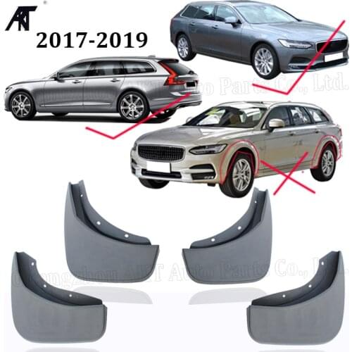 Mud Flap For 2017 2018 2019 Volvo V90 Cross Country Front Rear Molded Car Mud Flaps Mudflaps Splash Guards Mudguards Fender