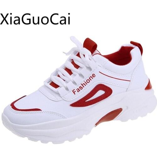 Red Round Toe Ins Fashion Women Casual Shoes Harajuku Style Spring and Autumn Female Casual Shoes Cross-tied Flats