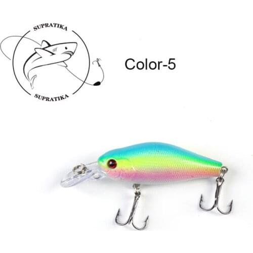 Artificial Minnow 8g/7cm Anti-Corrosion Bionic Plastic Fishing Bait 3D Eyes Diving Depth 0.5-1.5M Fishing Lure Hard Bait