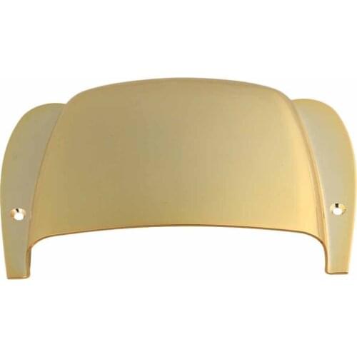 Golden Stainless Steel PB Bass Guitar Bridge Cover 97 x 134 mm