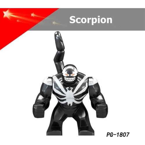 Marvel Avengers Son of Hulk skaar The Lizard Juggernaut Rhino serum Scorpion Toys Building Block Action Assembling Ornaments