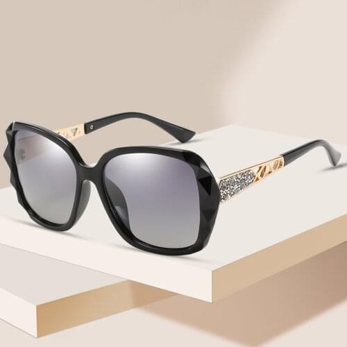 Diopter SPH 0 to -6.0 Finished Myopia Sunglasses Women Nearsighted Polarized Glasses Optical lady Round Fashion Sunglasses NX