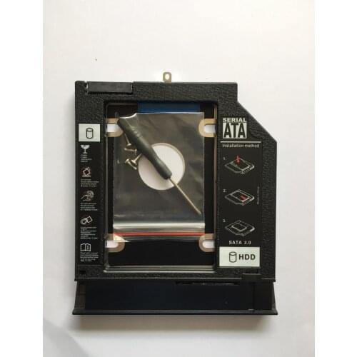 New SATA SSD HDD Hard Drive Caddy Adapter Case for Lenovo ideapad V110 V110-14IKB V110-14ISK